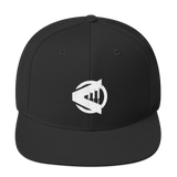 Rising Note White Logo Snapback Hat