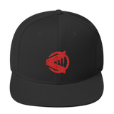 Rising Note Red Logo Snapback Hat